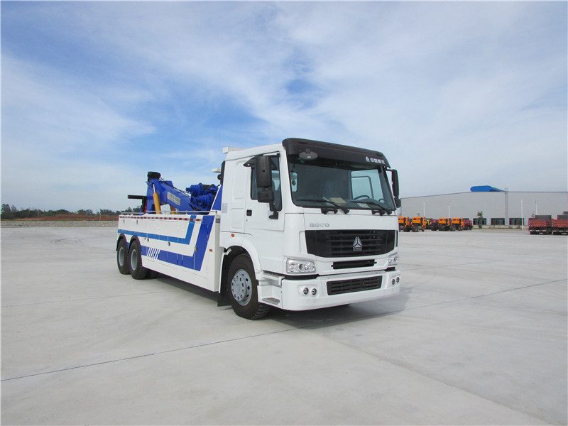 重汽后雙橋拖吊聯體清障車（拖牽25噸）